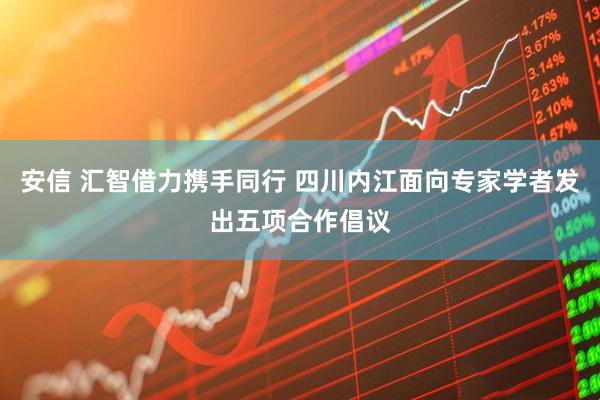 安信 汇智借力携手同行 四川内江面向专家学者发出五项合作倡议